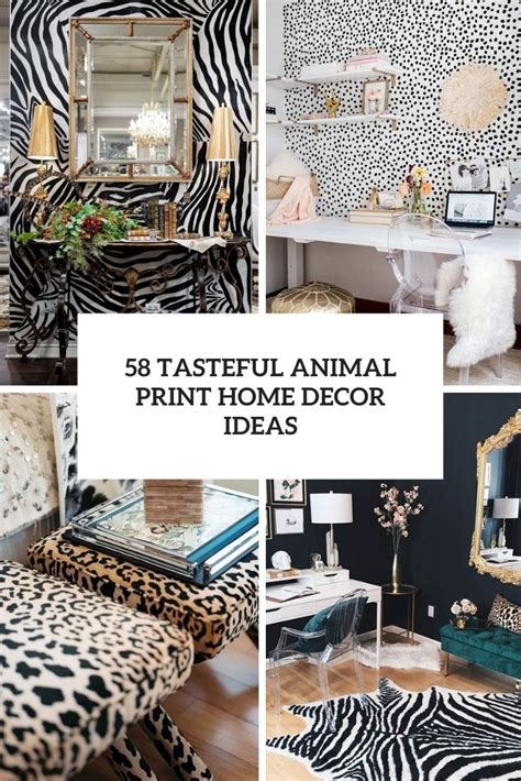 58 tasteful animal print home decor ideas digsdigs