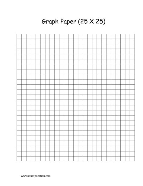 25 Inch Graph Paper