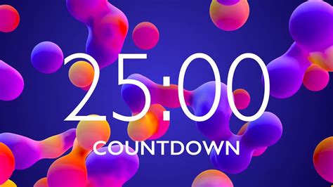 25 min timer with music