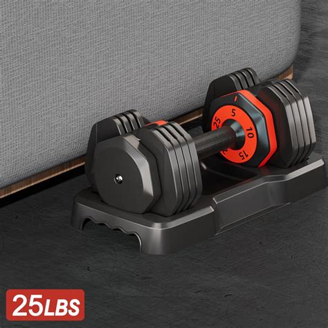 25 pound adjustable dumbbells
