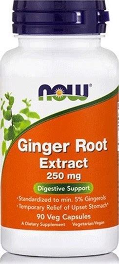 250 mg ginger capsules
