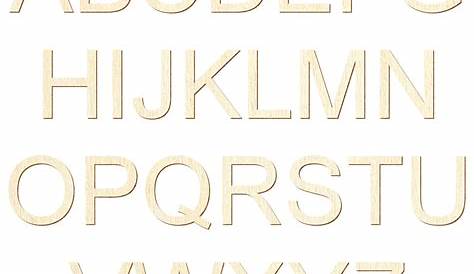 Bütic Sperrholz Lern-Alphabet Set A-Z 26 Buchstaben - Pappel 3mm | eBay
