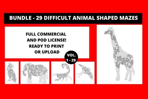 Download 26+ 29 Difficult Animal Shaped Mazes Pictures Cut Files