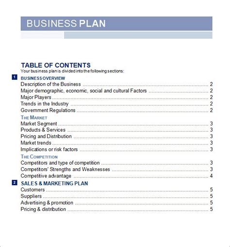 26+ Business Plans - Free Sample, Example, Format