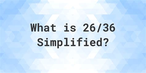 26 36 simplified