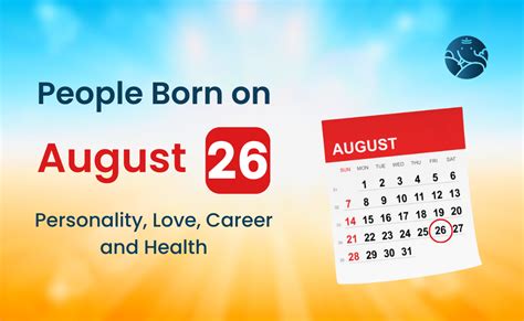 26 august born personality