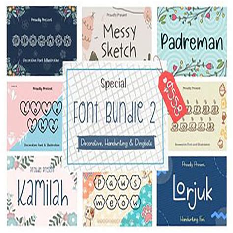 Download 261  Special Font Bundle PSD Commercial Use DXF Files