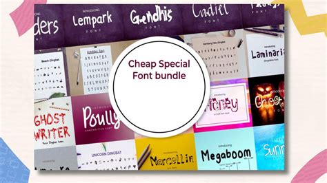 Download 261+ Special Font Bundle PSD for Cricut Machine
