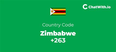 Zimbabwe 263 ZW Country Code (ZWE) All Country Code