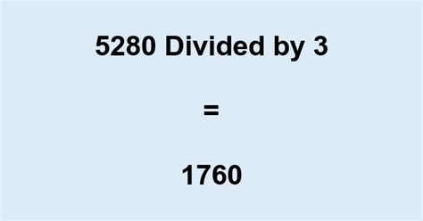 26400 divided by 5280