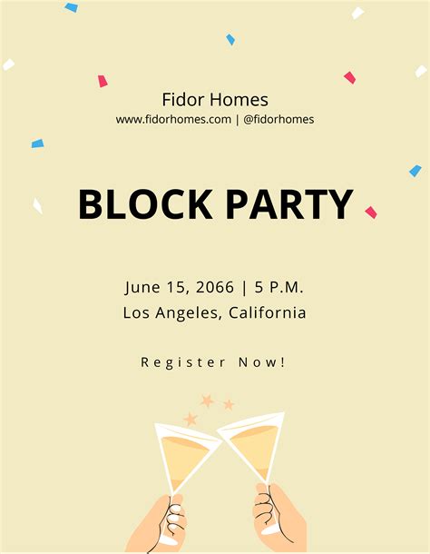 27+ Free Block Party Flyer Templates [Word+PDF] - Excel Templates