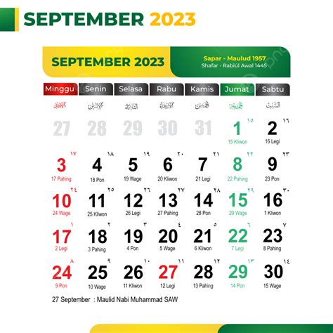 27 september 2023 hari apa