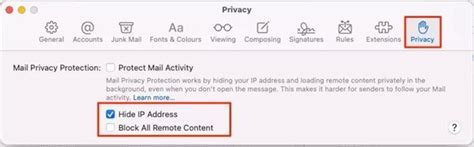 27.  Enable Mail Privacy Protection