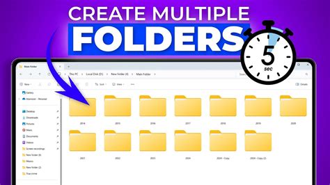 27. Create sub-folders
