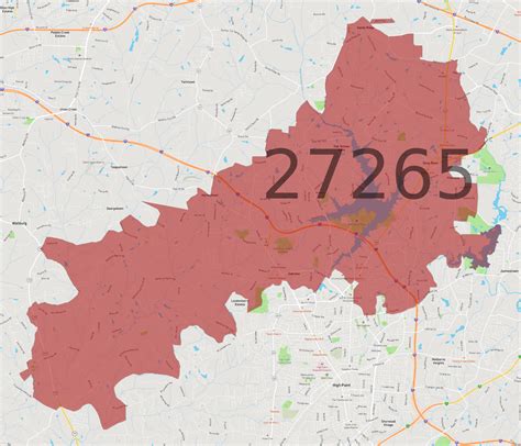 27265 Zip Code Map