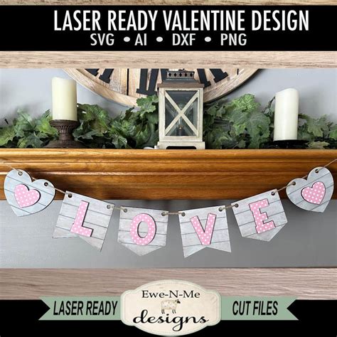 Download 276  Love Banner Svg DXF File Commercial Use DXF Files