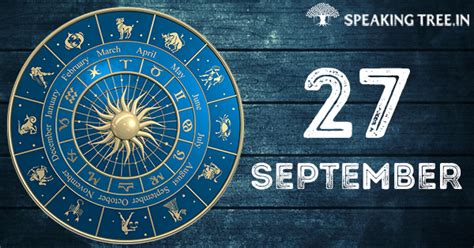 27th September Horoscope