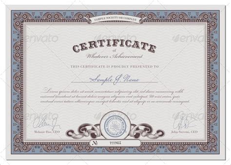 28+ Professional Certificate Templates - DOC, PDF