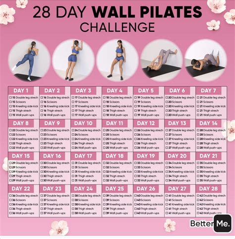 28 Day Printable Wall Pilates