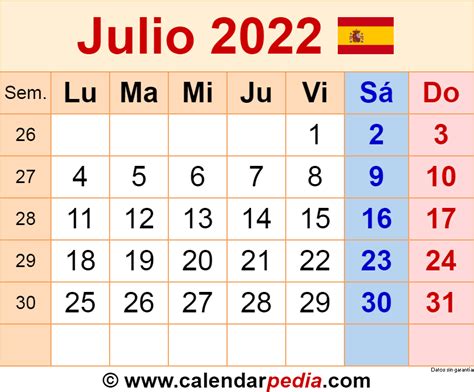 28 de julio de 2022