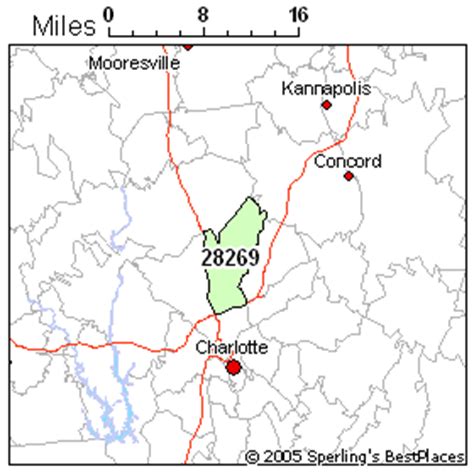 Charlotte Nc Zip Code Map Maping Resources