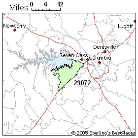 29072 Zip Code Map
