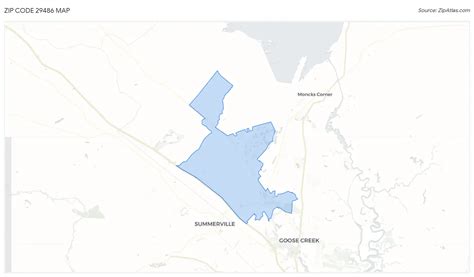 29486 Zip Code Map