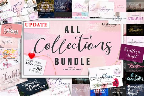 Download 297+ All Collections - Font Bundle SVG Files
