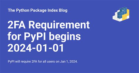 2FA for PyPI