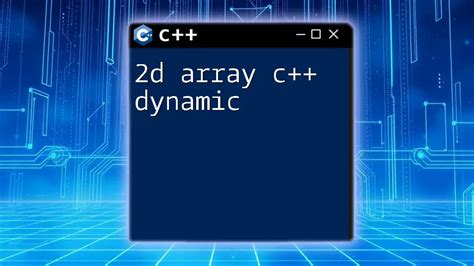 2d Dynamic Array With Class Template C++