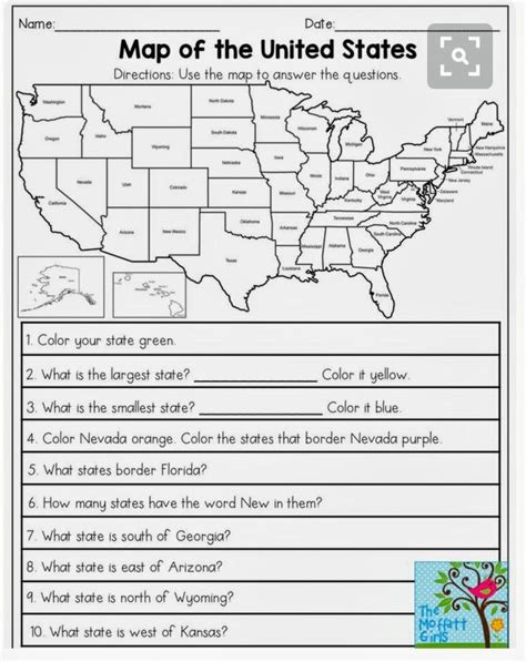 2nd Grade Geography Worksheets