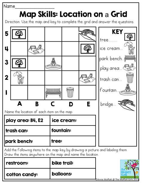 2Nd Grade Map Worksheets – Free Printable Practice Sheets Pdf - Great ...