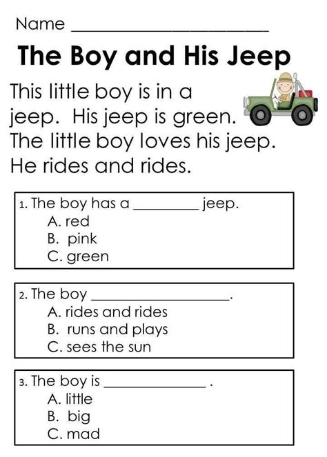 Unlock the Joy of Reading: 2nd Grade Reading Comprehension Worksheets with Multiple Choice Questions!