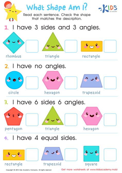 2nd Grade Shapes Worksheets