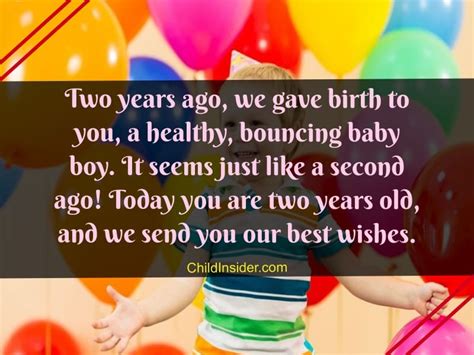 2nd birthday wishes for boy from mom