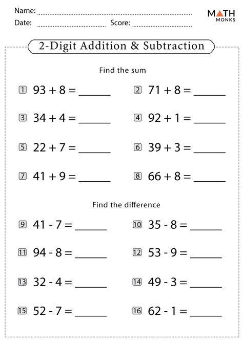 2Nd Grade Math Questions And Answers To Printable