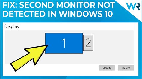 2nd monitor not working when plugged in to laptop