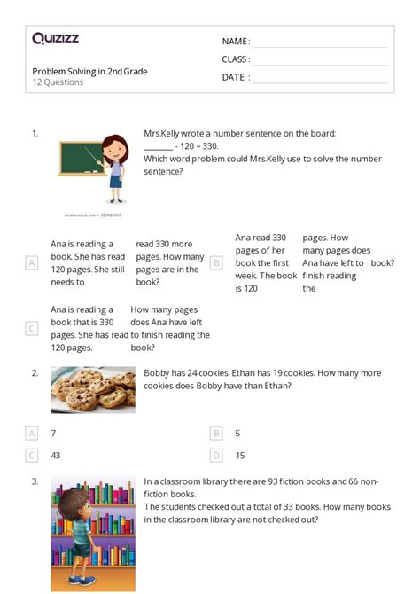 2Nd Problem Solving 2Nd Problem Solving Printables