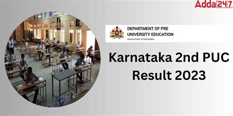2nd puc karnataka board exam 2023 result