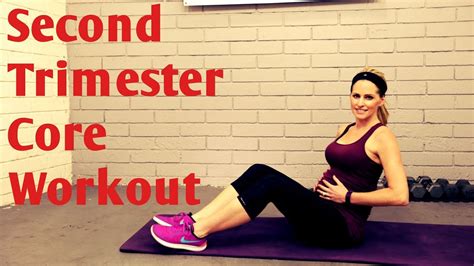 2nd trimester core exercises