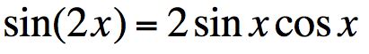 2Sinxcosx