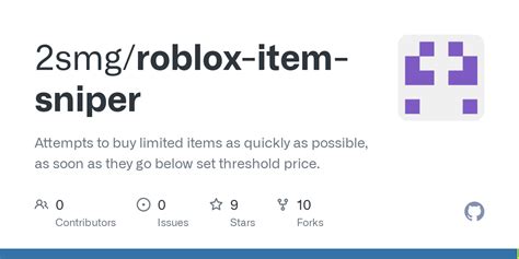 2smg/roblox-item-sniper: Attempts to buy limited items as  - GitHub