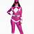 2t pink power ranger costume