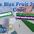 2x exp codes for blox fruits roblox account