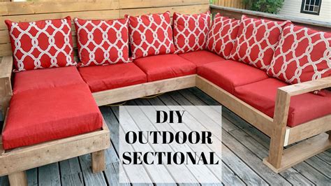 2x4 outdoor sectional tutorial