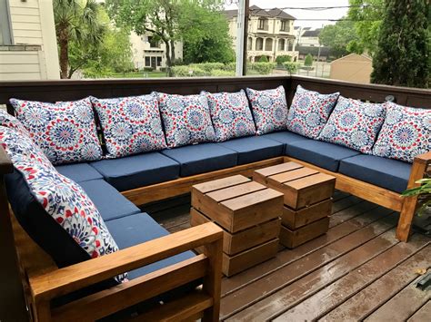 2x4 outdoor sectional tutorial