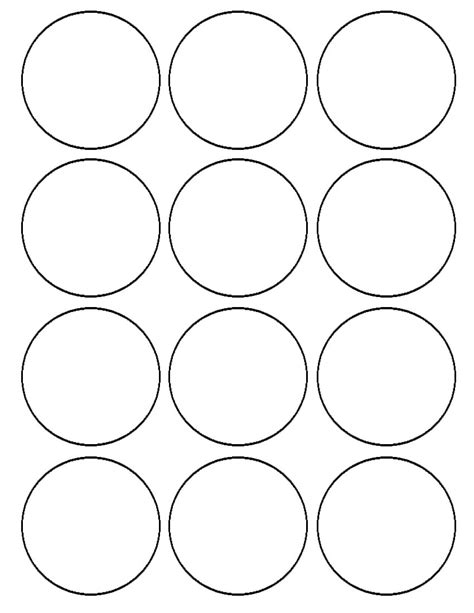 3 4 Round Printable Labels