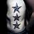 3 Star Tattoo Designs