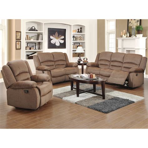 3 piece recliner sofa set