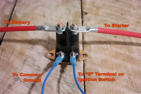What Wires go Into Starter Solenoid (Wiring Diagram) 3 Pole Starter